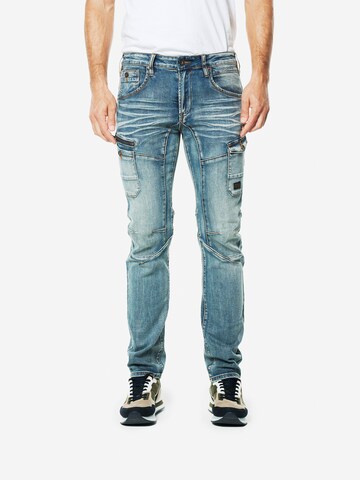 Slimfit Jeans di KOROSHI in blu: frontale