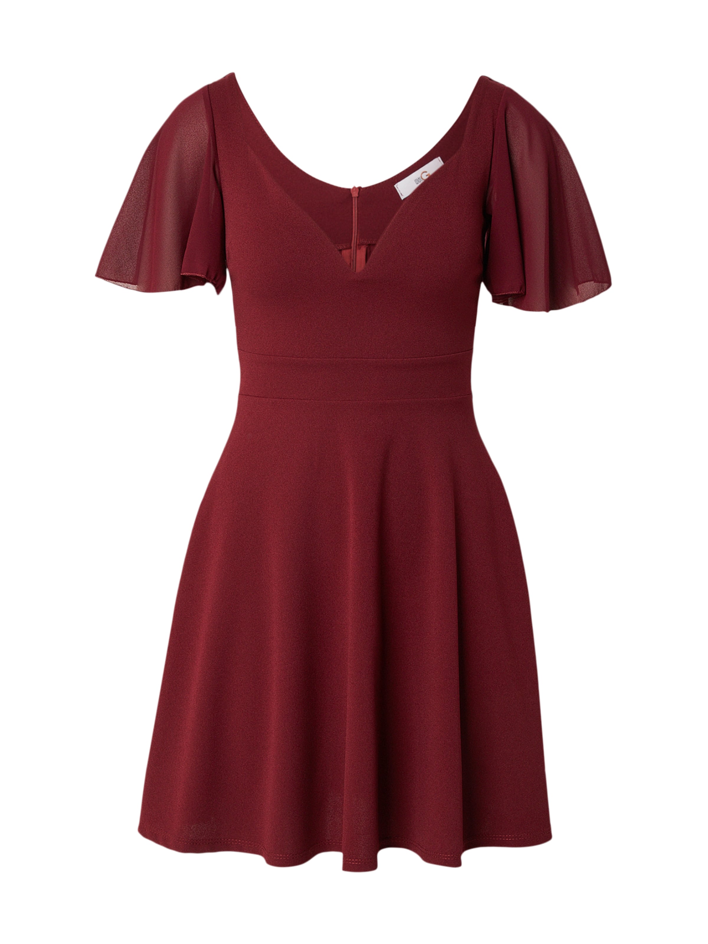 Rochie 'KARA' de la WAL G. pe mov: față