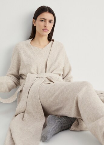 MANGO Strickmantel ' camila' in Beige