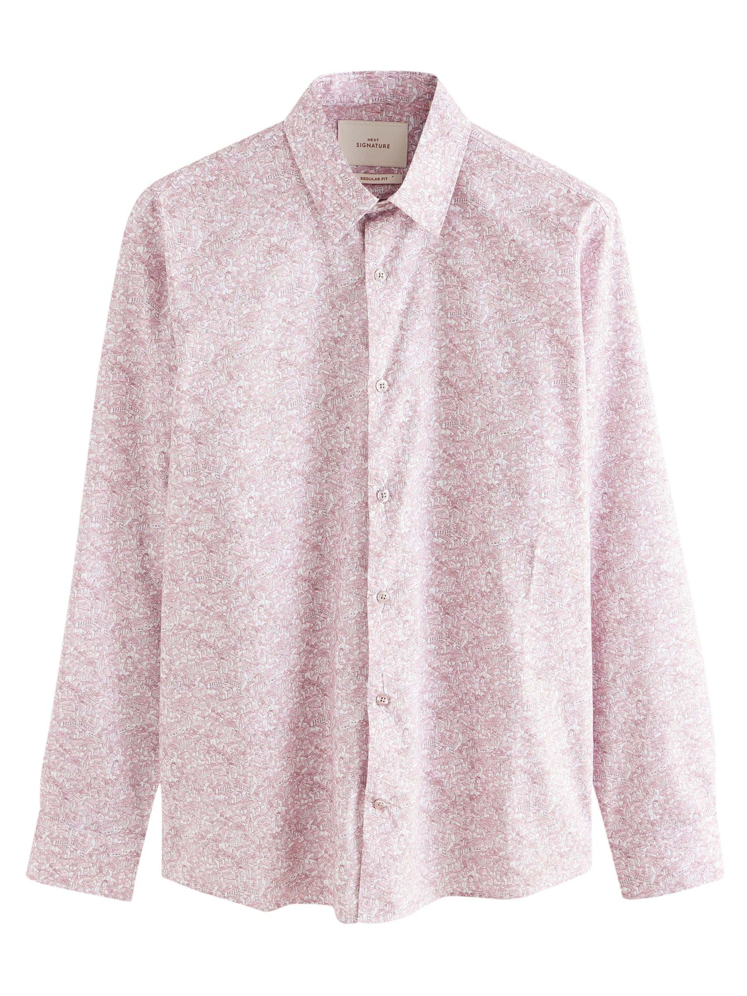 Next Regular Fit Skjorte 'The City' i pink: forside