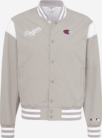 Champion Authentic Athletic Apparel Демисезонная куртка в Серый: спереди