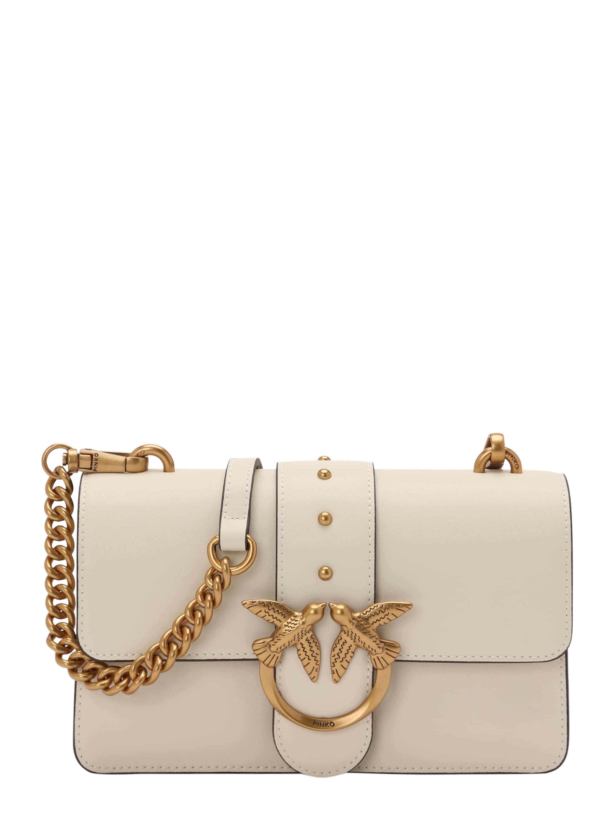 PINKO Crossbody Bag 'LOVE ONE' in White: front