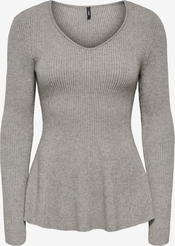 ONLY Sweater 'ONLIbi' in Grey: front
