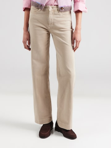 MAC Flared Jeans in Braun: Vorderseite