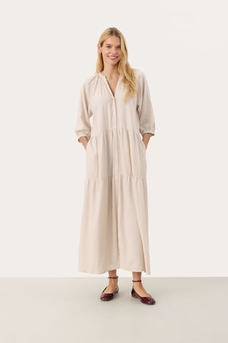 Part Two Blousejurk 'Nataliya' in Beige: voorkant