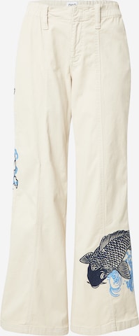 BDG Urban Outfitters Zvonové kalhoty Kalhoty – béžová: přední strana