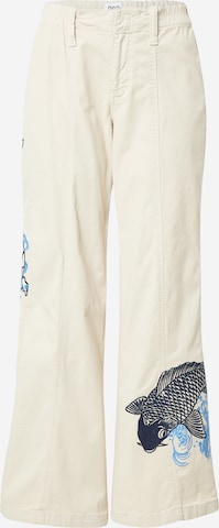 BDG Urban Outfitters Wide leg Broek in Beige: voorkant