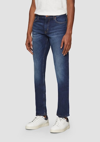 QS - Slimfit Vaquero en azul: frente