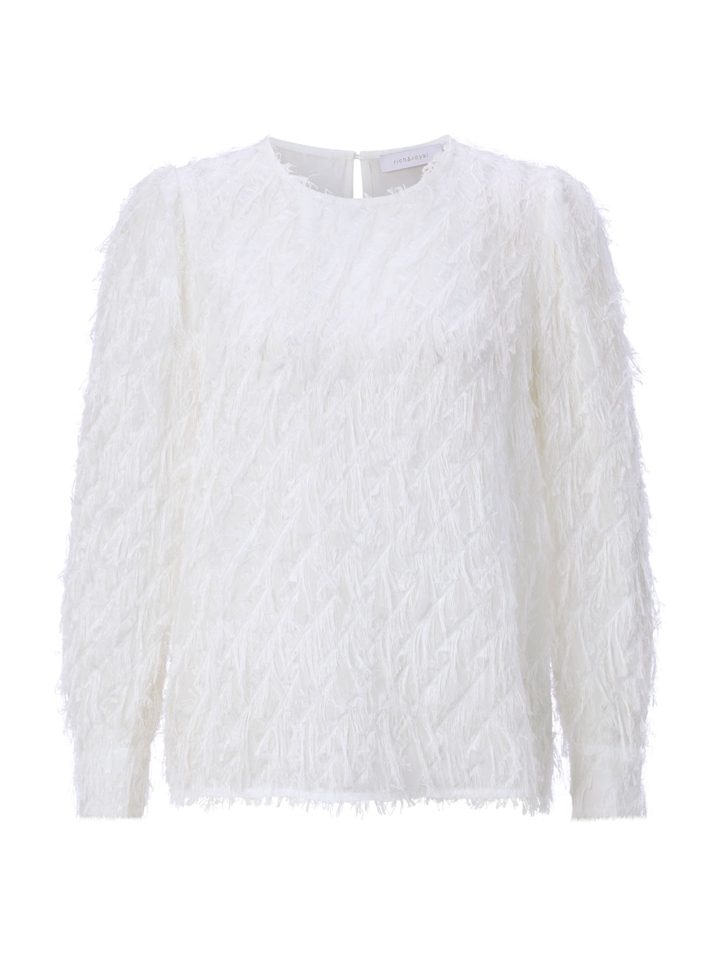 Chemisier Rich & Royal en blanc : devant