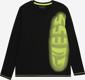 T-Shirt GUESS en noir : devant
