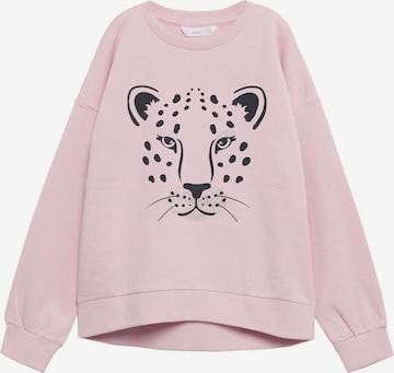 MANGO KIDS Sweatshirt 'Dublini' in Roze: voorkant