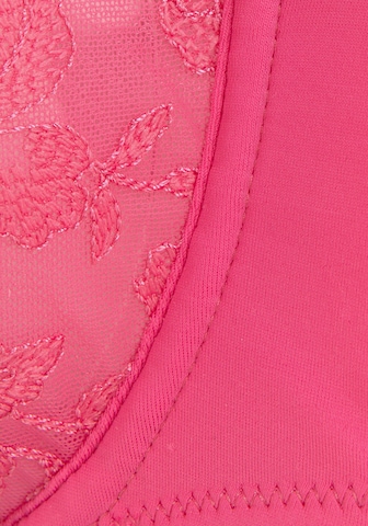 rozā LASCANA T-krekla Krūšturis