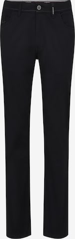 REDPOINT Regular Pants in Black: front