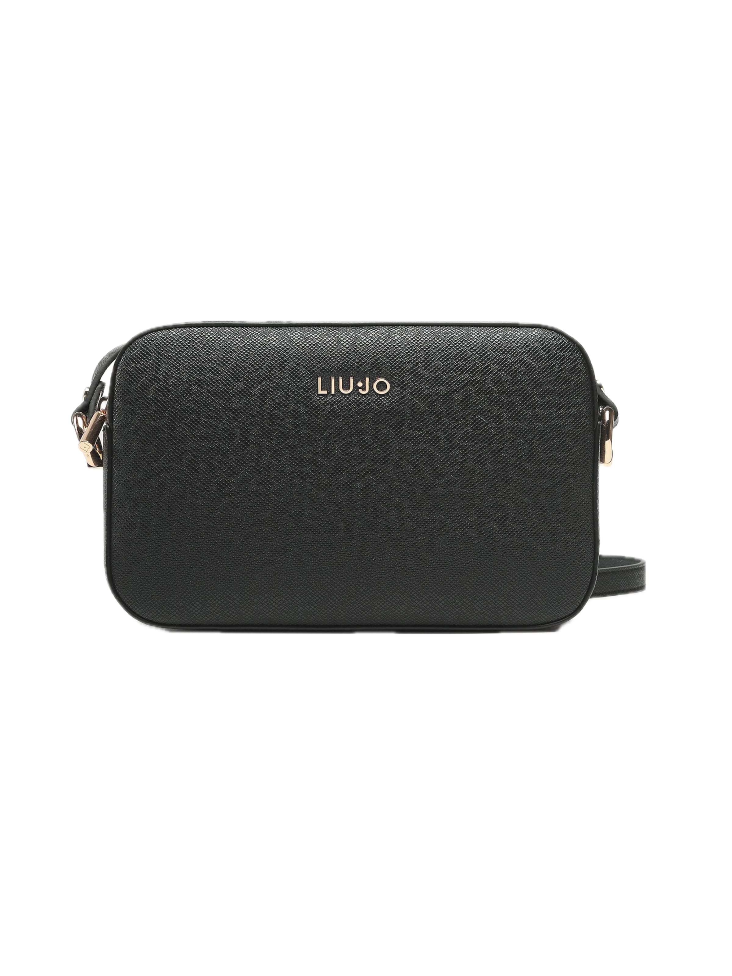 Borsa a tracolla 'AXX012 E0087' di Liu Jo in nero: frontale