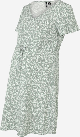 Vero Moda Maternity Jurk 'EASY' in Groen: voorkant