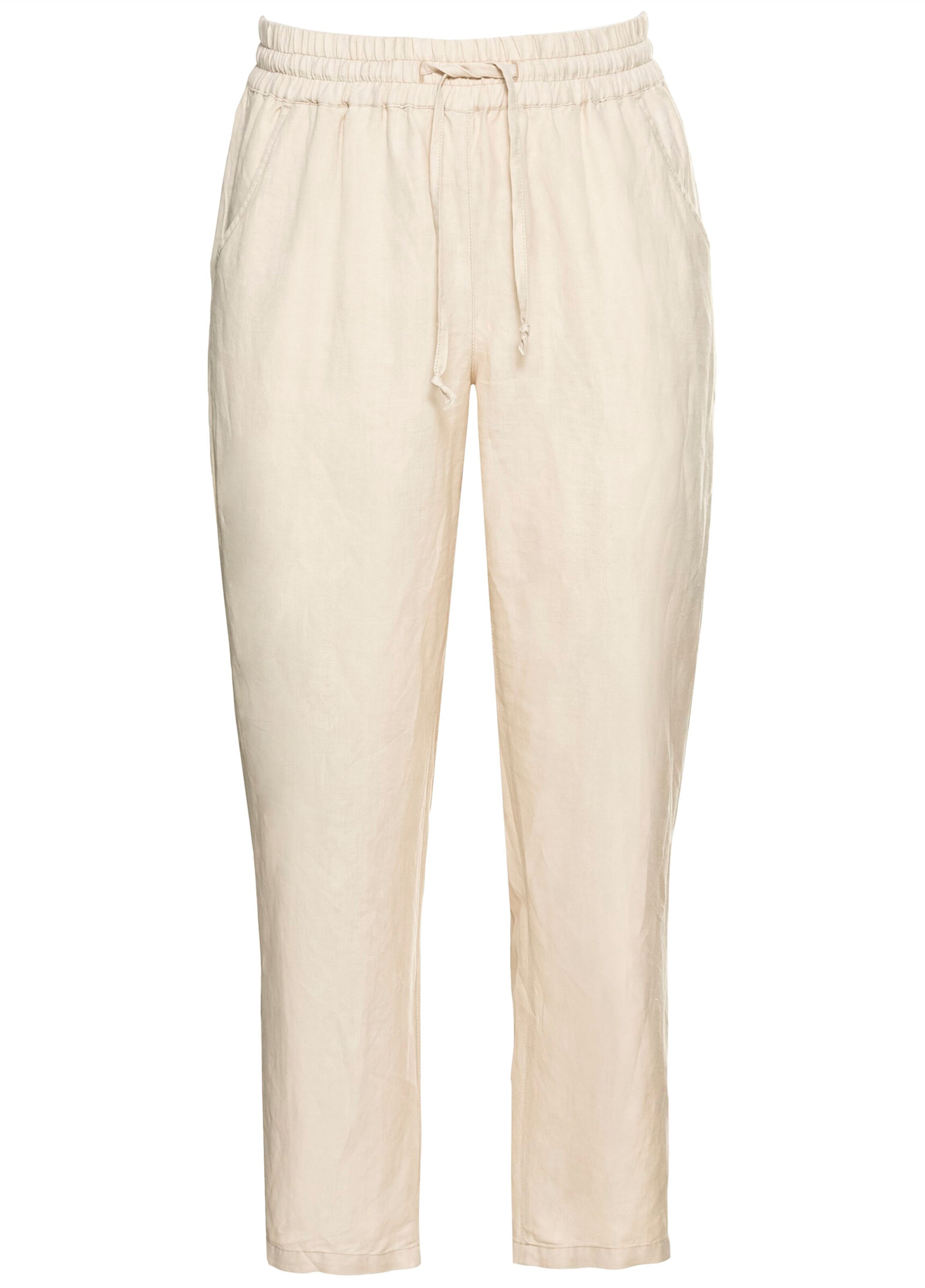 SHEEGO Regular Broek in Beige: voorkant