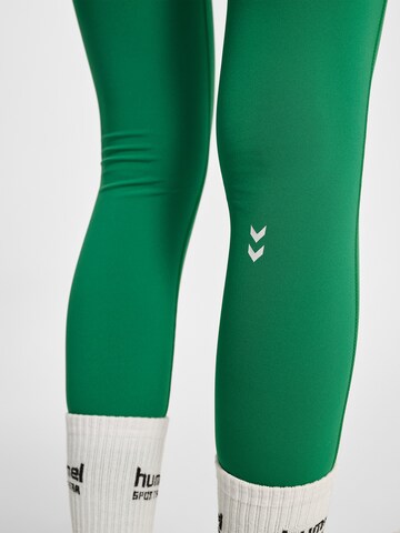 Hummel Скинни Спортивные штаны 'Pulse' в Зеленый