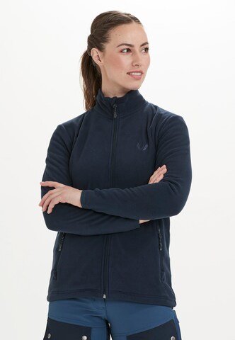 Whistler Athletic Fleece Jacket 'Cocoon' in Blue: front