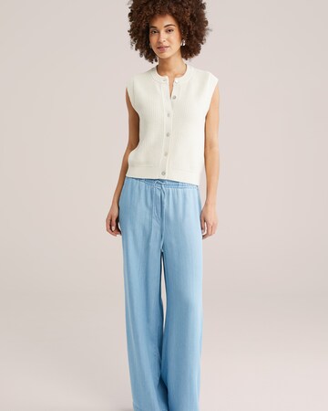 WE Fashion Широкий Штаны в Синий