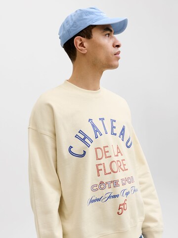 Sweat-shirt JACK & JONES en blanc