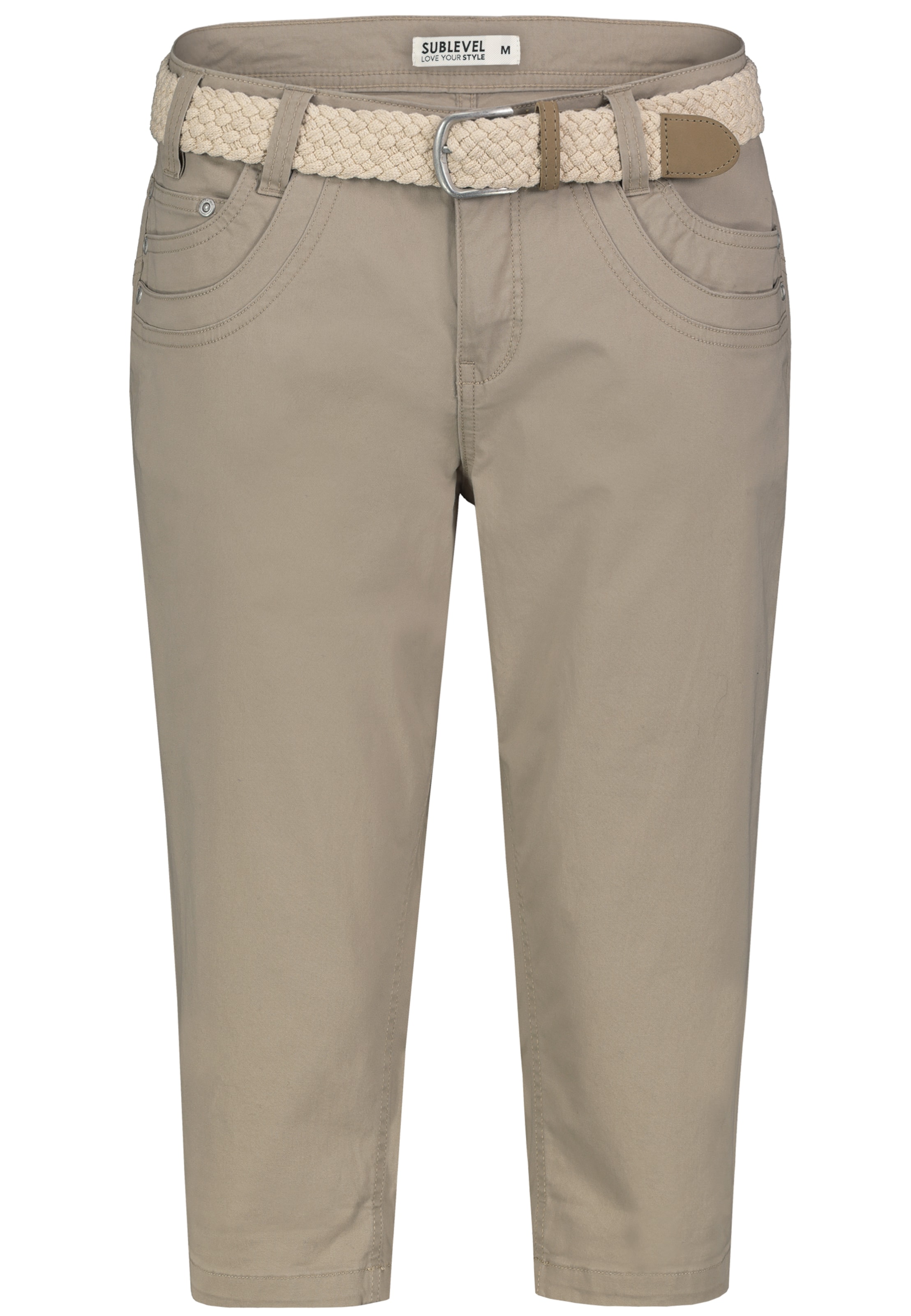 Sublevel Hose in Beige: Vorderseite