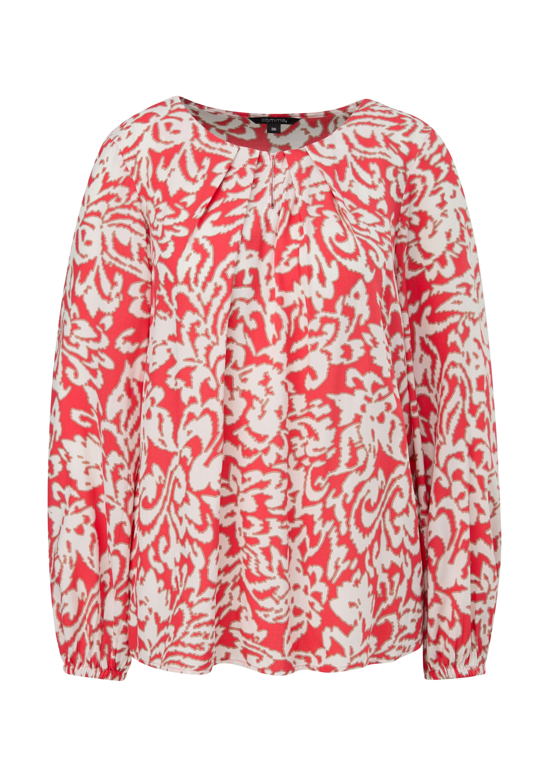 COMMA Bluse in Rot: Vorderseite