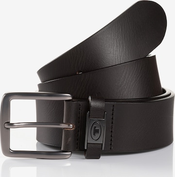 Ceinture 'JULIAN' TOM TAILOR en noir : devant