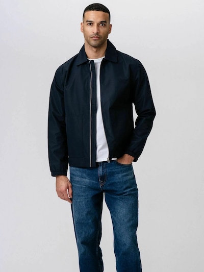 TEESHOPPEN Overgangsjakke ' Short Zip ' i navy, Produktvisning