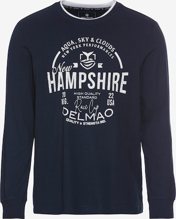 DELMAO Shirt in Blau: Vorderseite