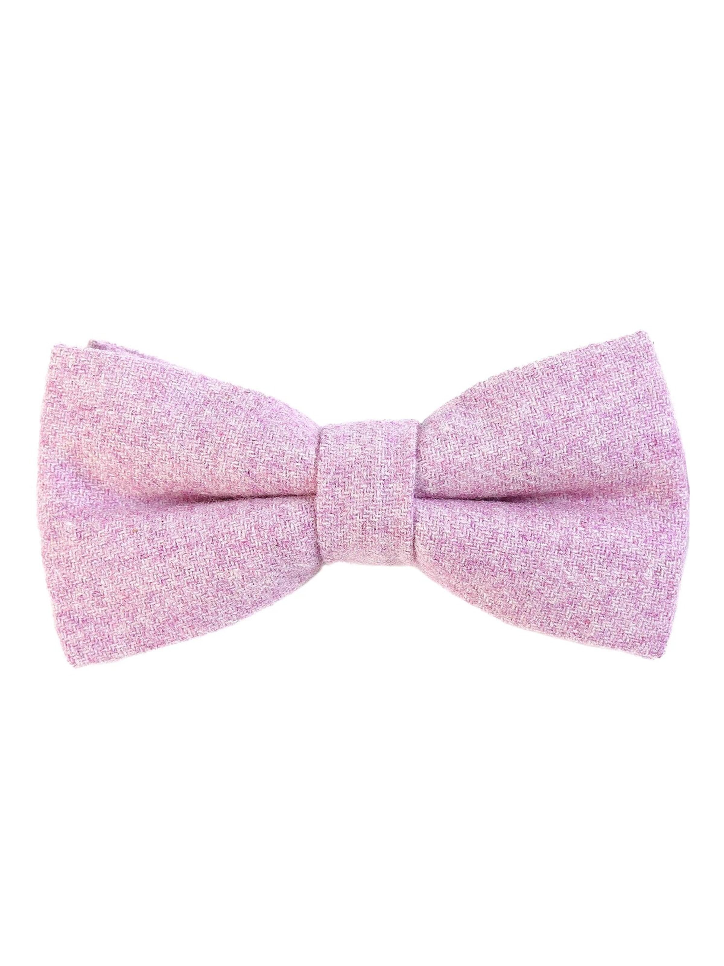 DonDon Bow Tie 'DonDon Herren Jeans Fliege Schleife gebunden 100% Baumwolle dunkelblau' in Purple: front