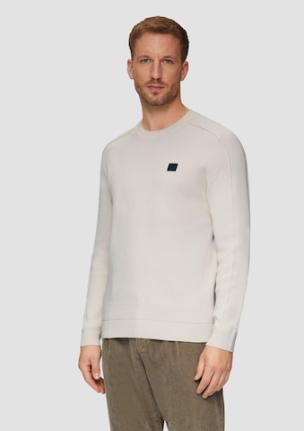 Pull-over s.Oliver en blanc : devant