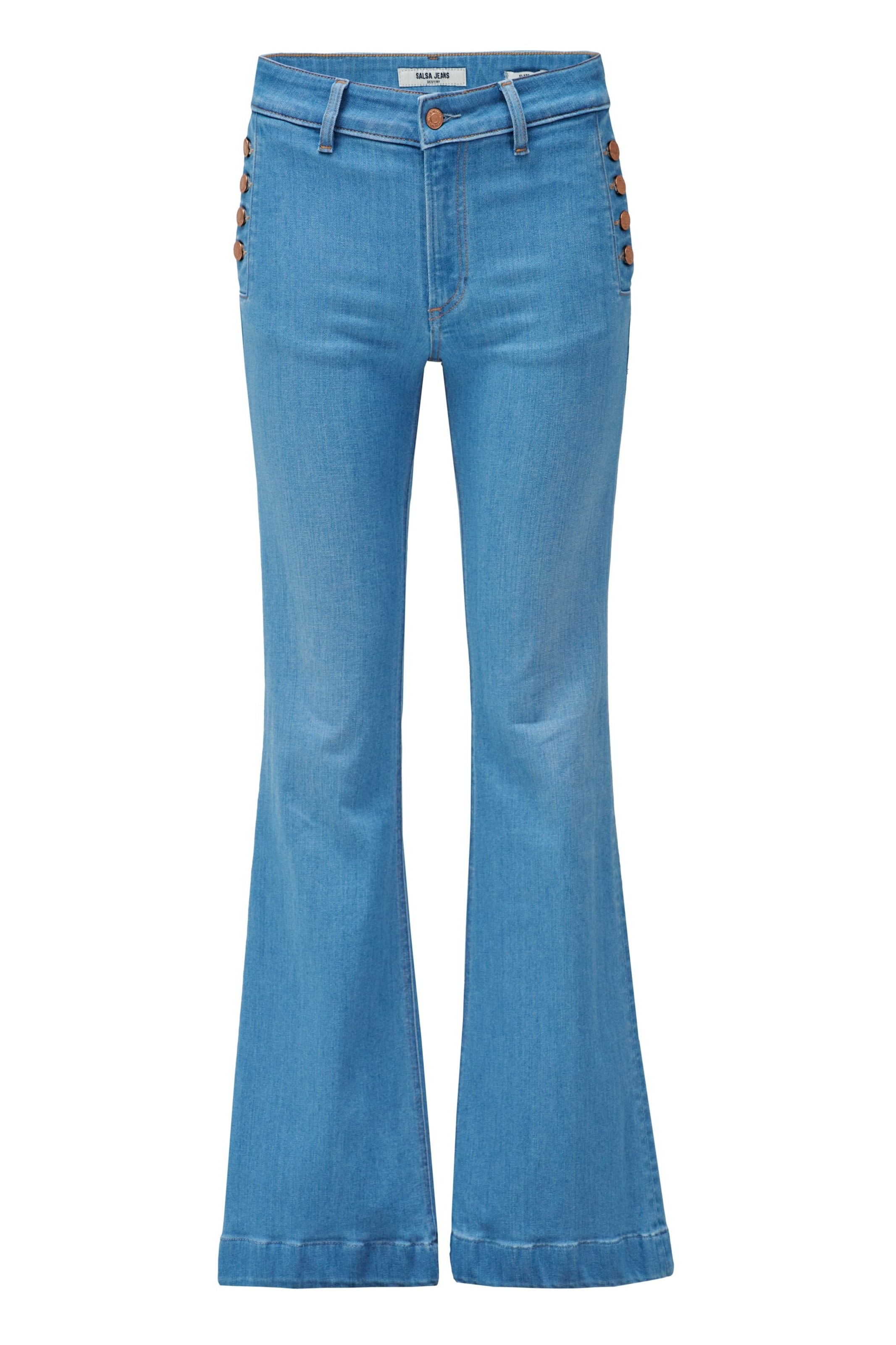Salsa Jeans Bootcut Jeans 'Destiny' in Blauw: voorkant
