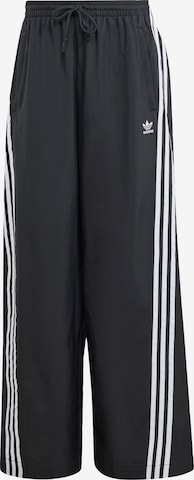 Wide Leg Pantalon 'Adilenium' ADIDAS ORIGINALS en noir : devant