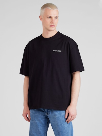 Pegador قميص بلون أسود: الأمام