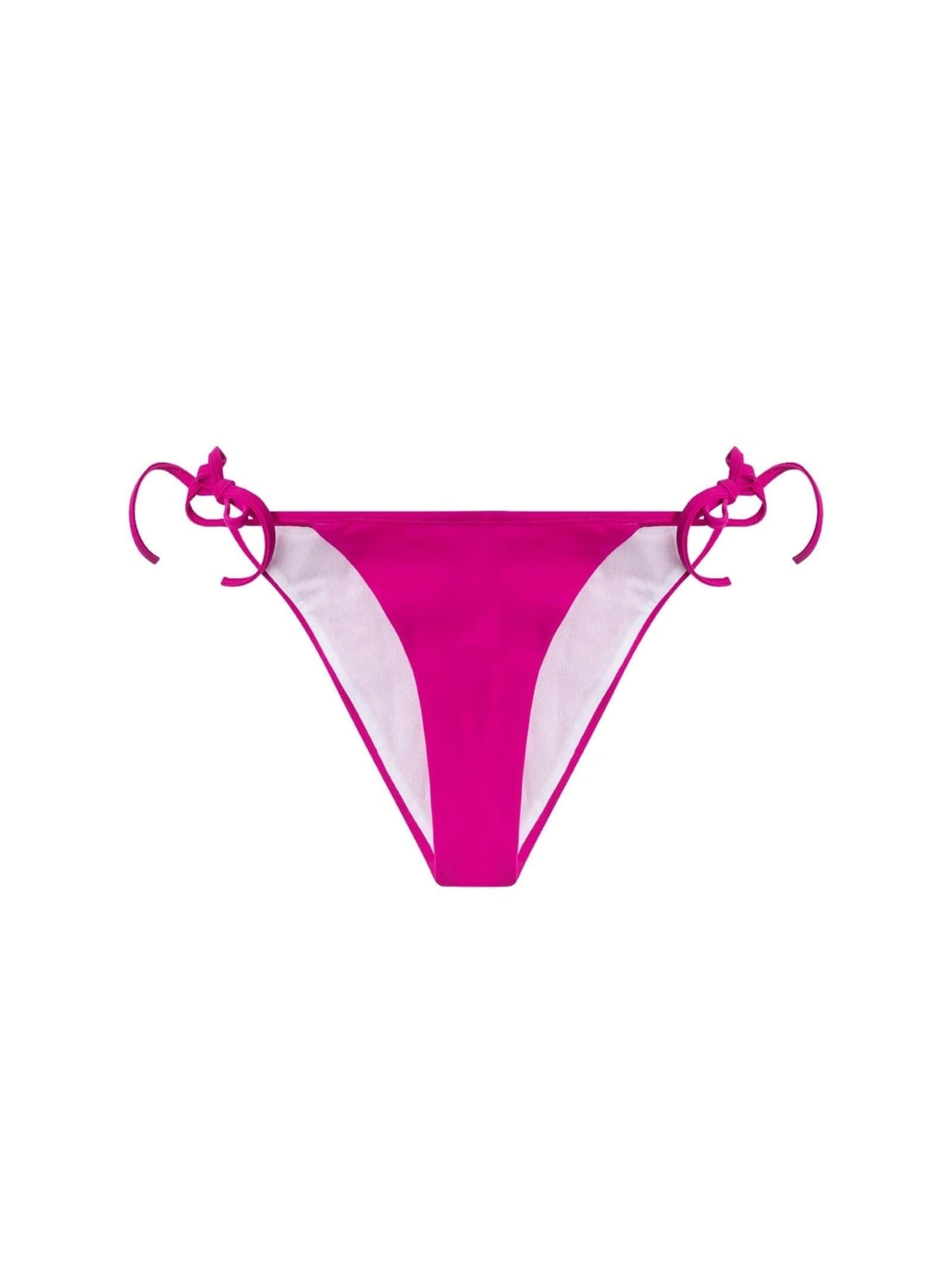 DSQUARED2 Bikini Bottoms 'Swim briefs with laces' in Pink: front