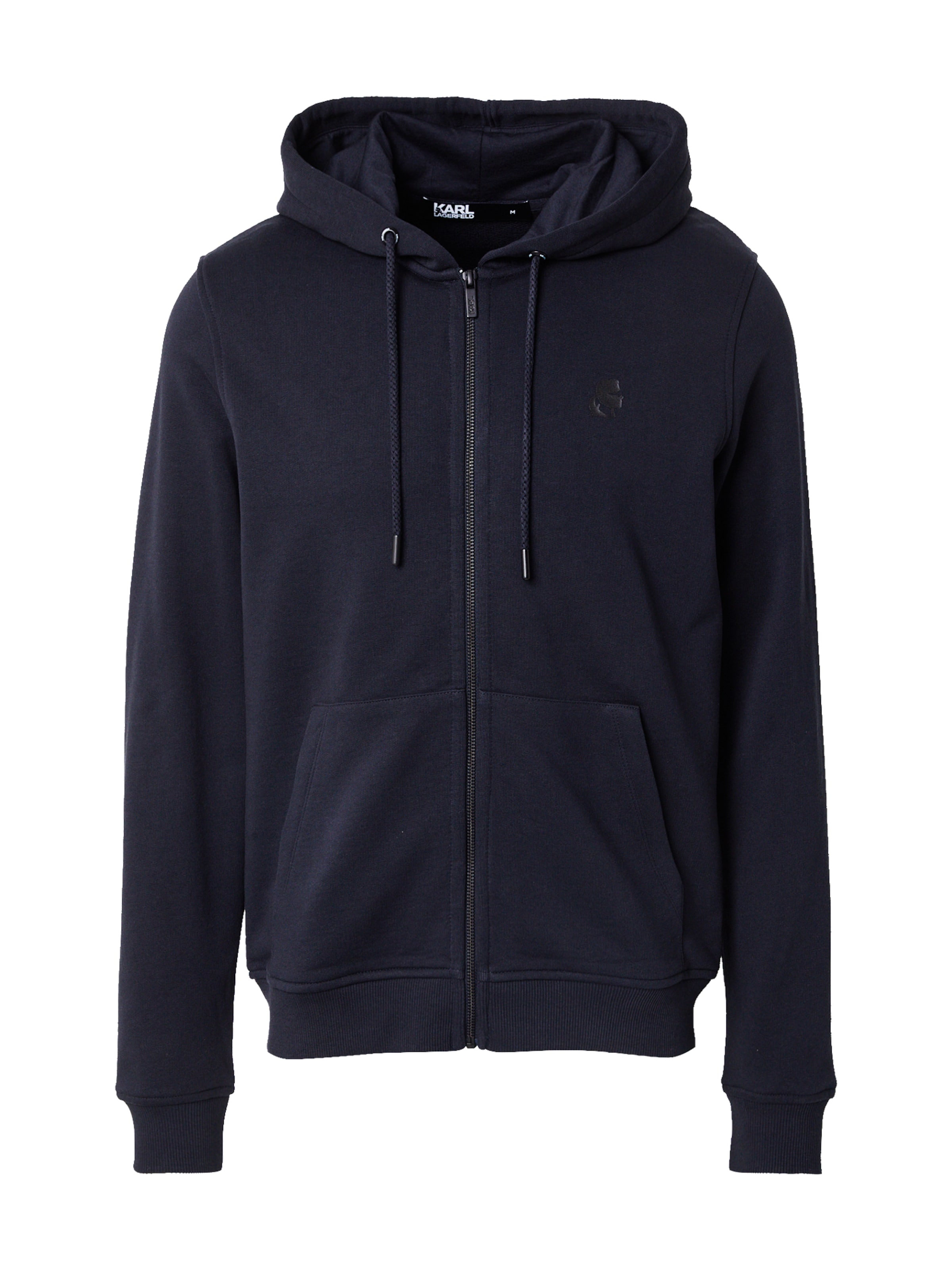 Karl Lagerfeld Ζακέτα φούτερ σε μπλε: μπροστά