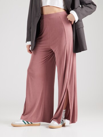 Wide leg Pantaloni 'Caro' di ABOUT YOU in rosa: frontale