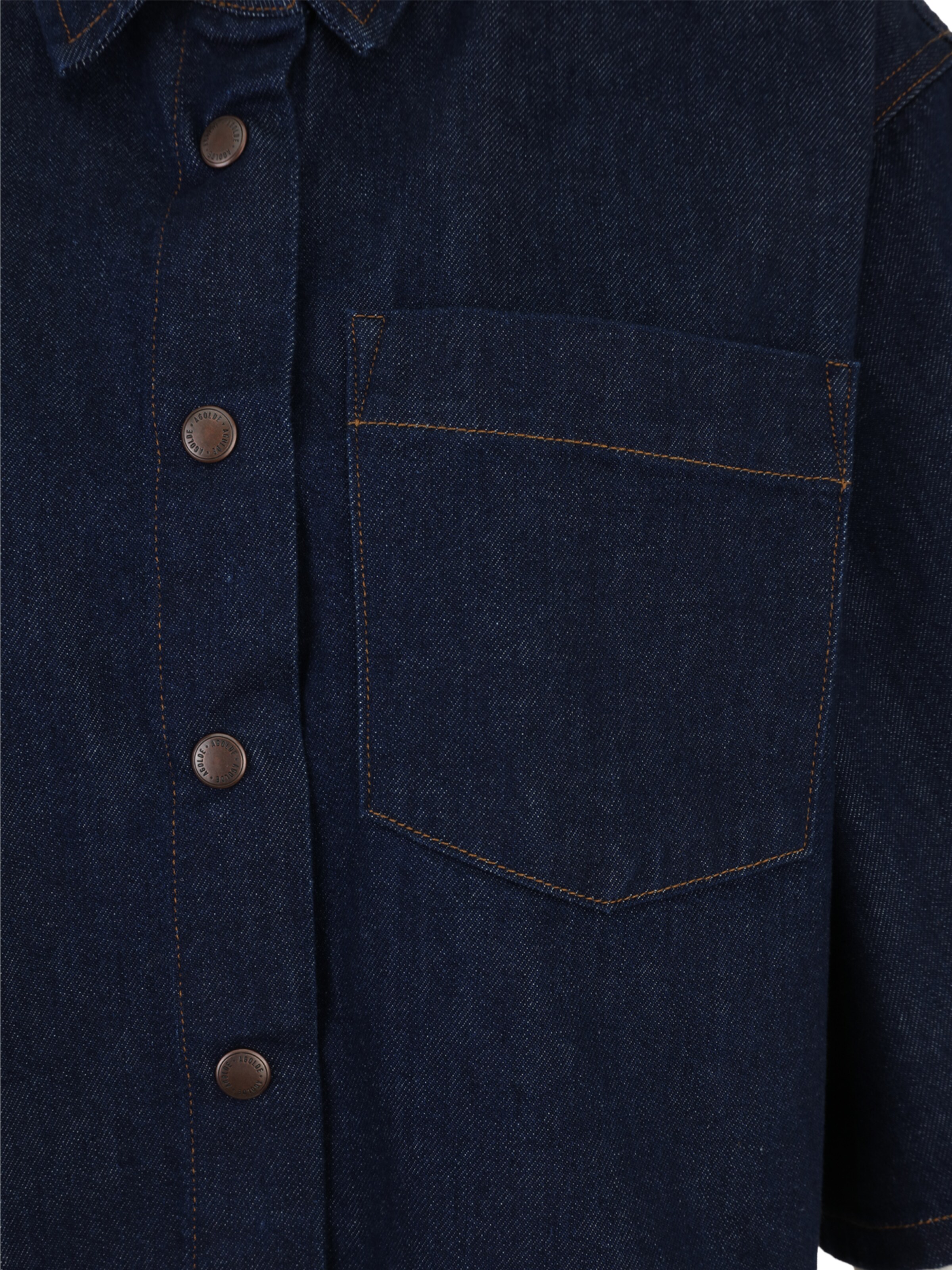 AGOLDE Blouse 'TOMINE' in Blue