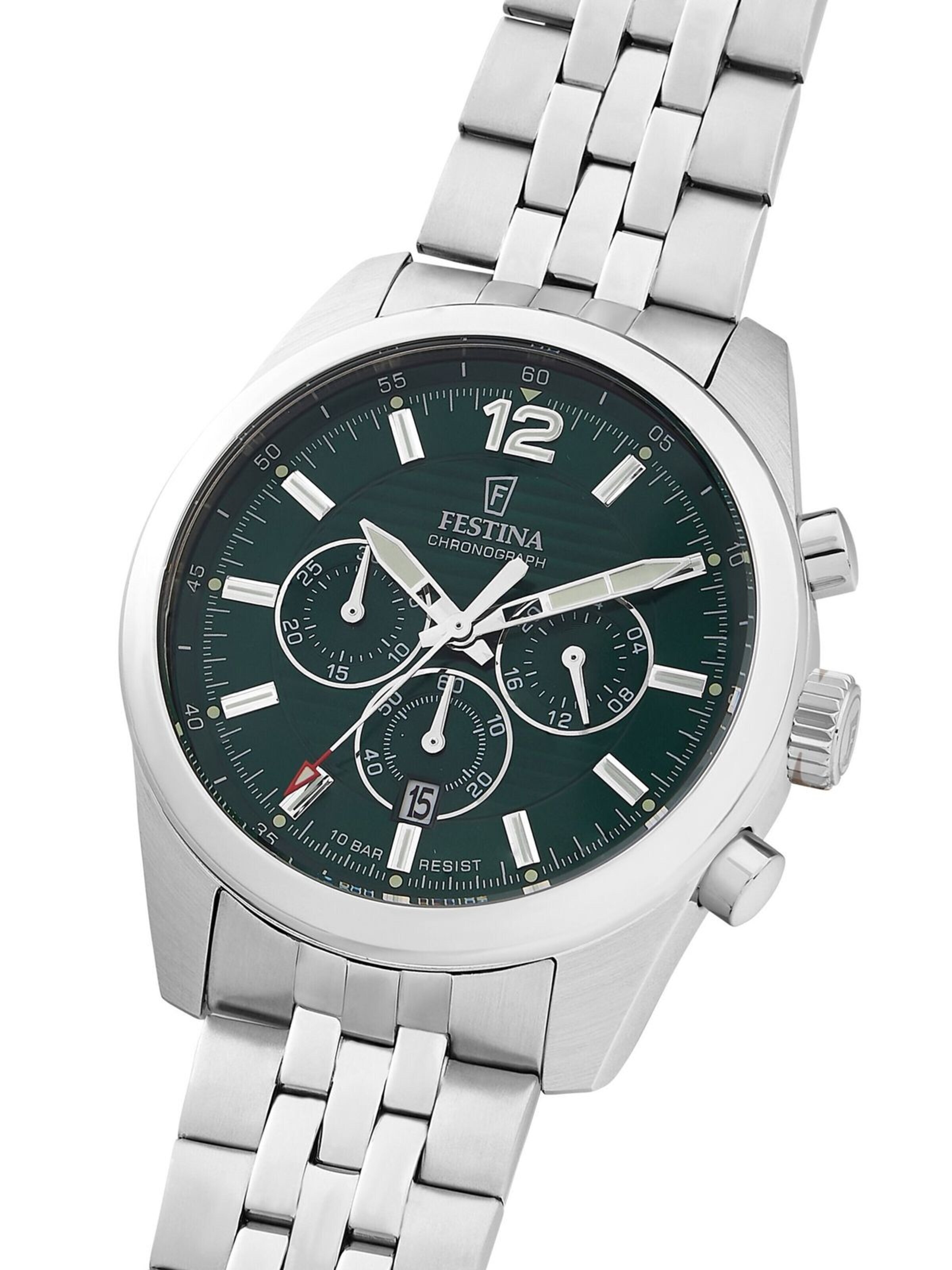 Montre à affichage analogique 'Chronograph Timeless Chronograph' FESTINA en vert