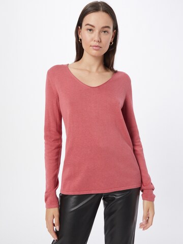 TOM TAILOR Pullover in Pink: front