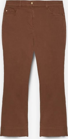 Pantaloni di Fiorella Rubino in marrone: frontale