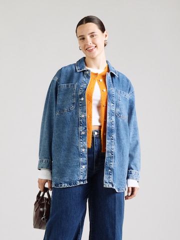 Veste mi-saison 'NMALVA' Noisy May Curve en bleu : devant