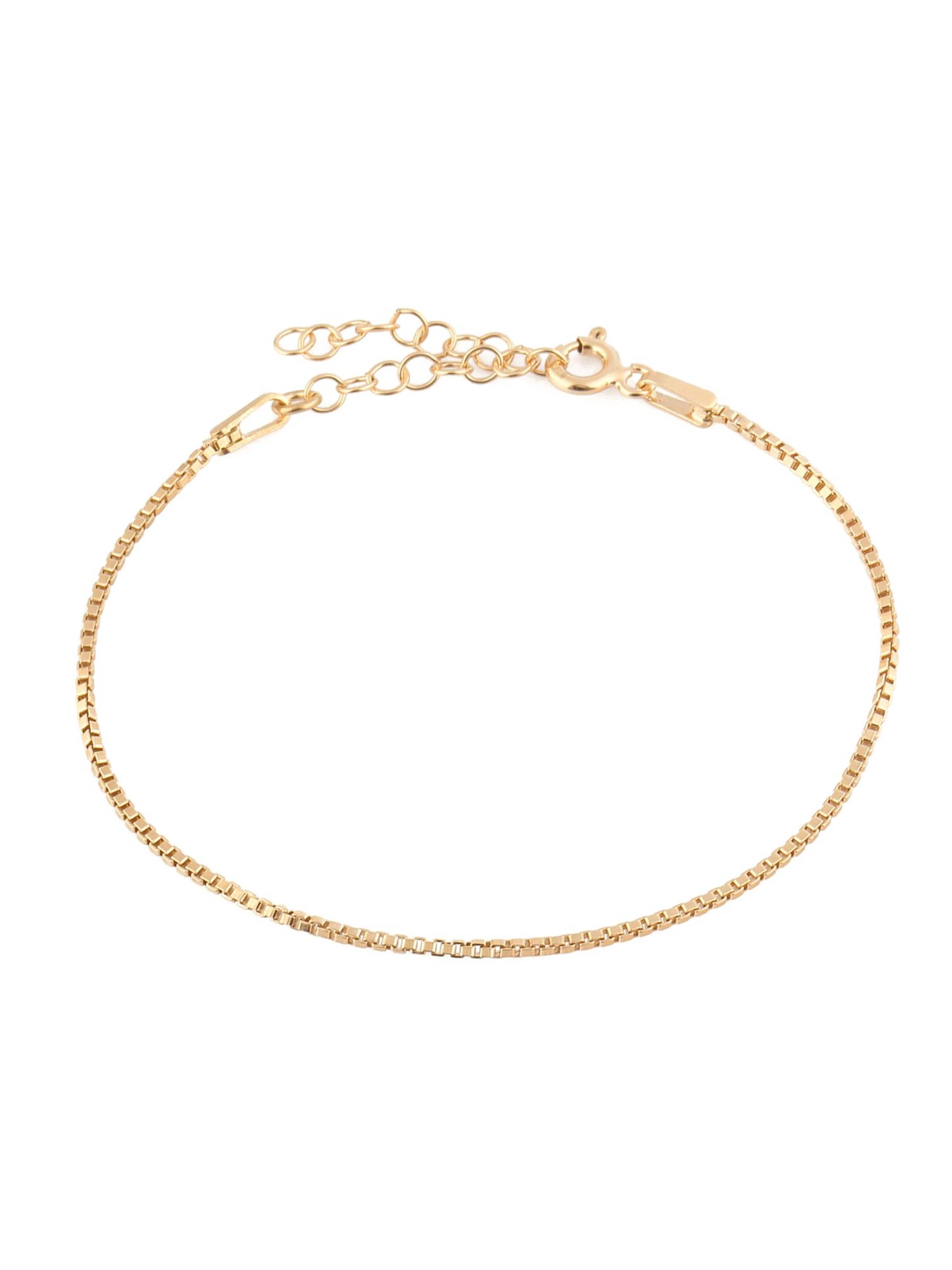 Einzelstück Bracelet 'Simplicity' in Gold: front