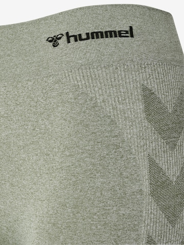 Hummel Skinny Sporthose 'CI' in Grün