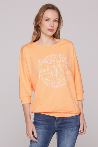 Soccx Sweatshirt in Orange: front