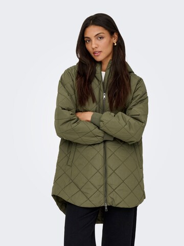 Cappotto di mezza stagione di ONLY in verde: frontale