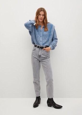 MANGO Regular Jeans in Grau