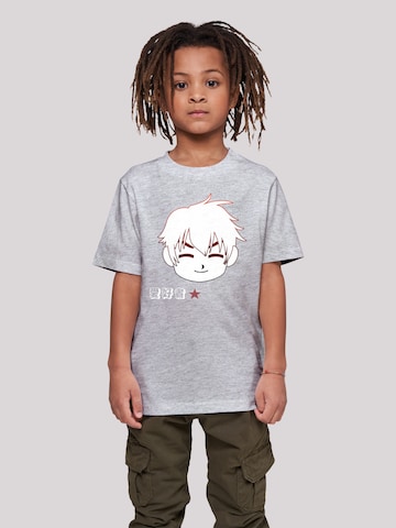 F4NT4STIC Shirt 'Manga Boy Japan' in Grey: front