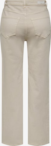 Wide leg Jeans 'Juicy' di ONLY in beige