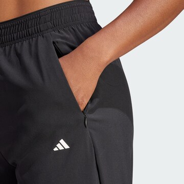 ADIDAS PERFORMANCE Wide leg Sportbroek in Zwart